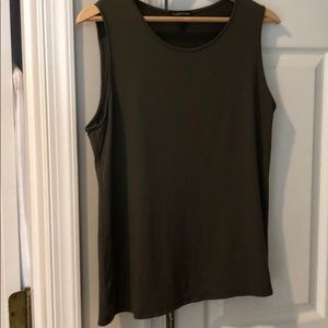 Eileen Fisher olive tank top
